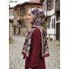 Sharell Soft Pamuk Şal (Bordo Serisi) 245-122