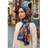 Sharell Soft Pamuk Şal (Lacivert Serisi) 246-117