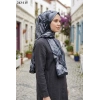 Sharell Soft Pamuk Şal (Siyah) 243-115