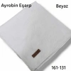 Soft İpek Ayrobin Pamuk Eşarp (beyaz) 161-131