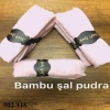 Soft İpek Bambu Pamuk Şal (pudra) 902-116