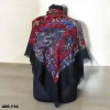 Soft İpek Desenli Flamlı Kotton Eşarp 406-114