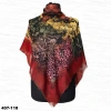 Soft İpek Desenli Flamlı Kotton Eşarp 407-118
