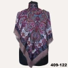 Soft İpek Etnik Desenli Flamlı Kotton Eşarp 409-122