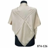 Soft İpek Kenar Dikişli Düz Yazma (dore) 874-126