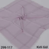 Soft İpek Sim Şeritli Balık Sırtı Pamuk Eşarp (kirli gül) 299-117