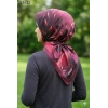 Velscarfs Soft Pamuk Parla Eşarp (Bordo) 223-122