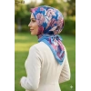 Velscarfs Soft Pamuk Parla Eşarp (İndigo) 225-113
