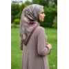 Velscarfs Soft Pamuk Parla Eşarp (Kahverengi) 1043-125