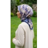 Velscarfs Soft Pamuk Parla Eşarp (Lacivert) 222-122
