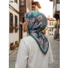 Velscarfs Soft Pamuk Parla Eşarp (Zümrüt) 250-119