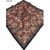 Zer Scarf Dijital Soft Pamuk Eşarp (Siyah Turuncu) 515-127