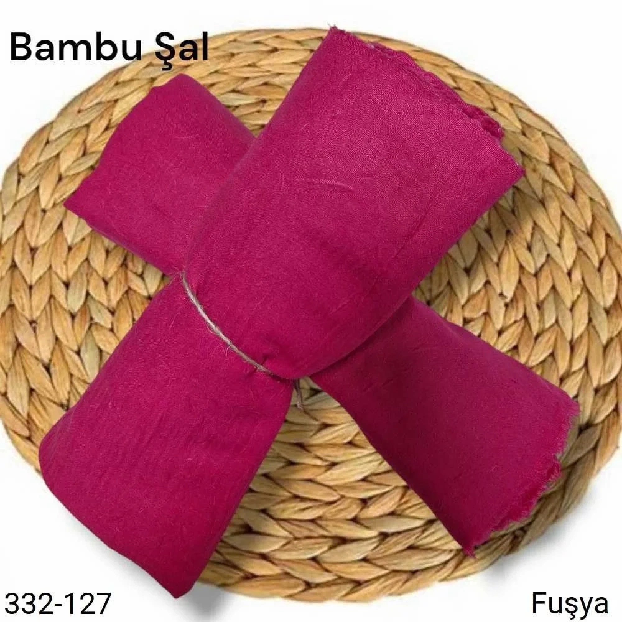 Bambu Kraş Şal (Fuşya) 332-127