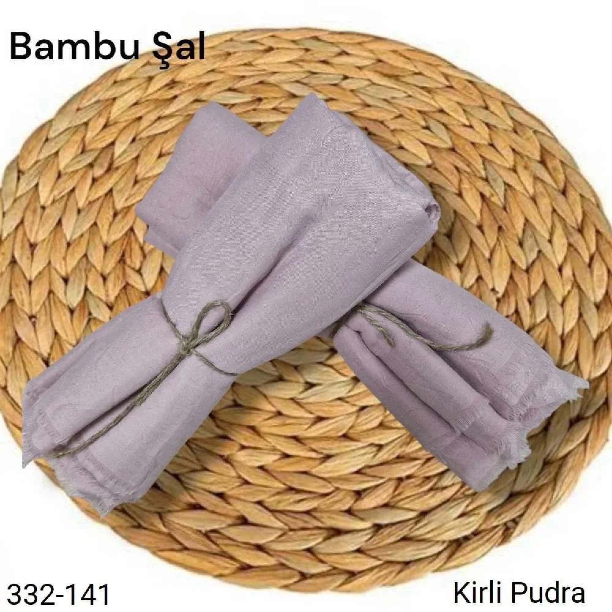 Bambu Kraş Şal (Kirli Pudra) 332-141