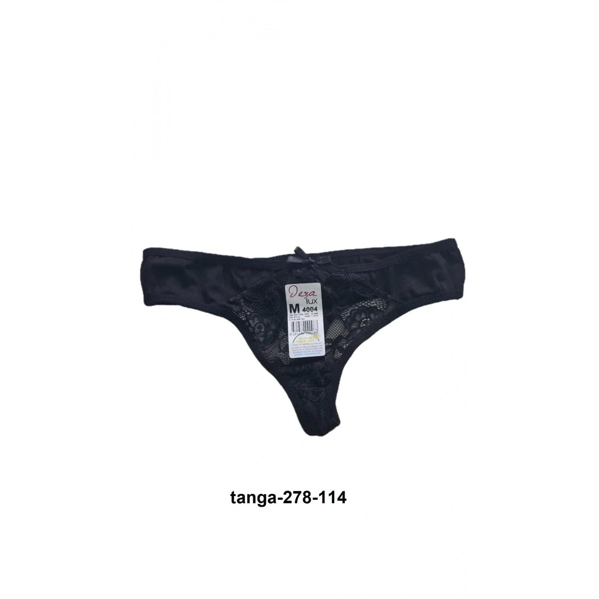 bayan tanga siyah m beden 9 adet 278-114