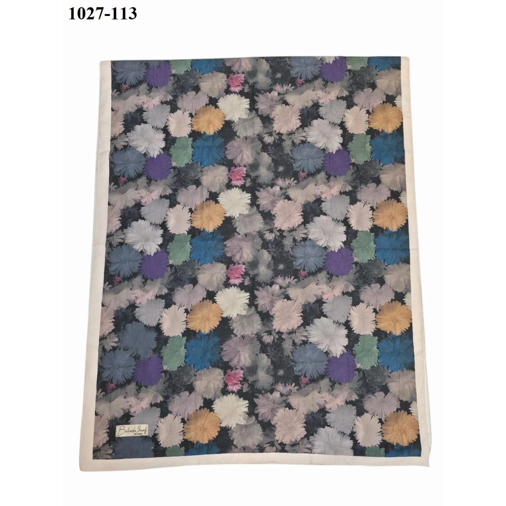 BelindaScarf Bambu Kraş Pamuk Şal (Taş) 1027-113