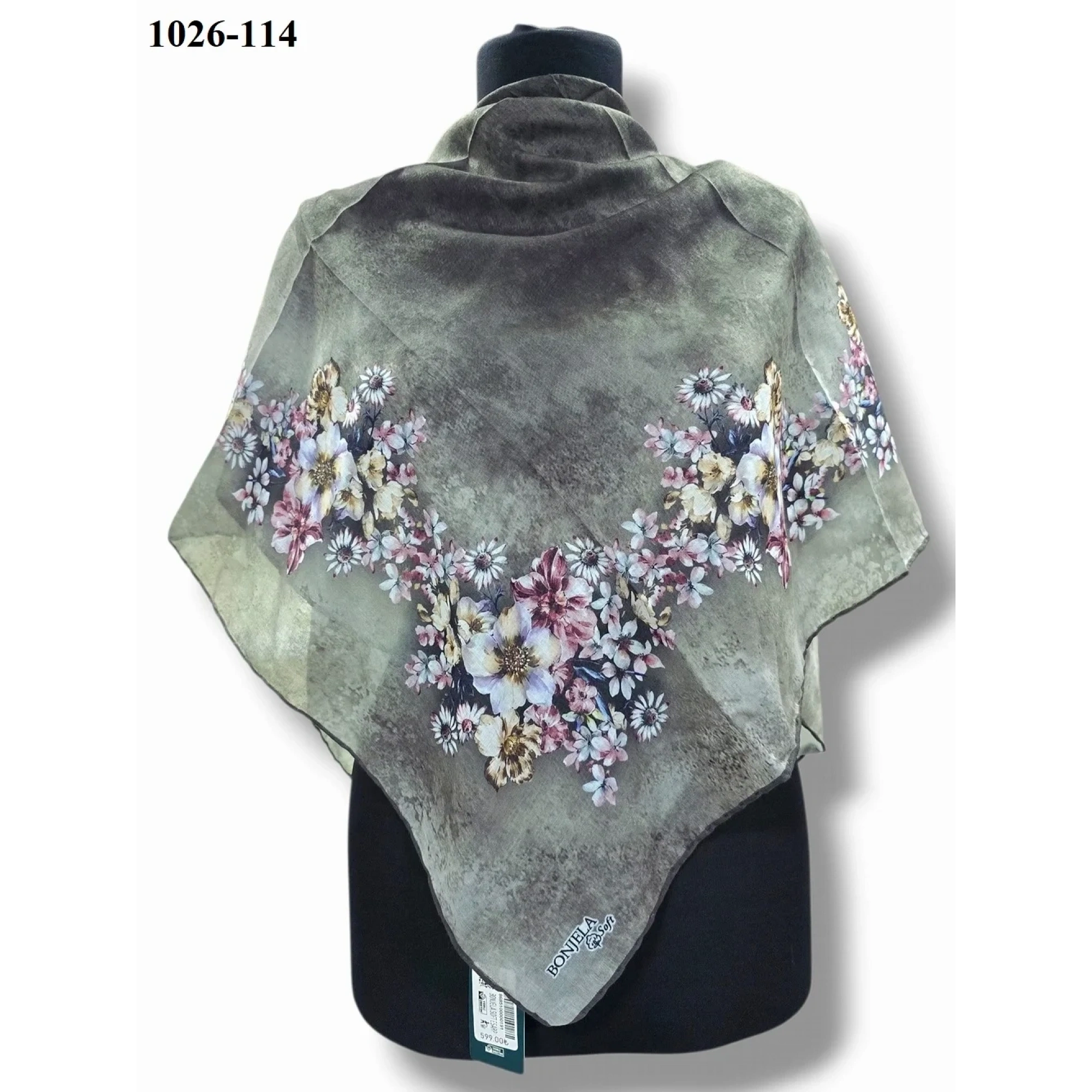Bonjela Soft Pamuk Eşarp 1026-114