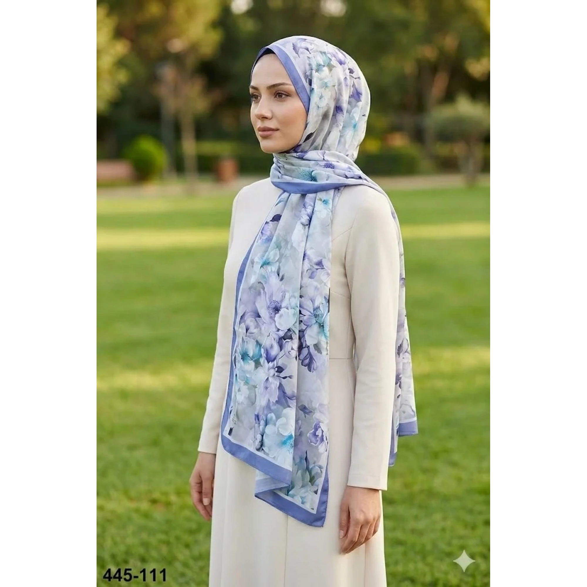 Buqle Dijital Desenli Soft Şal 445-111
