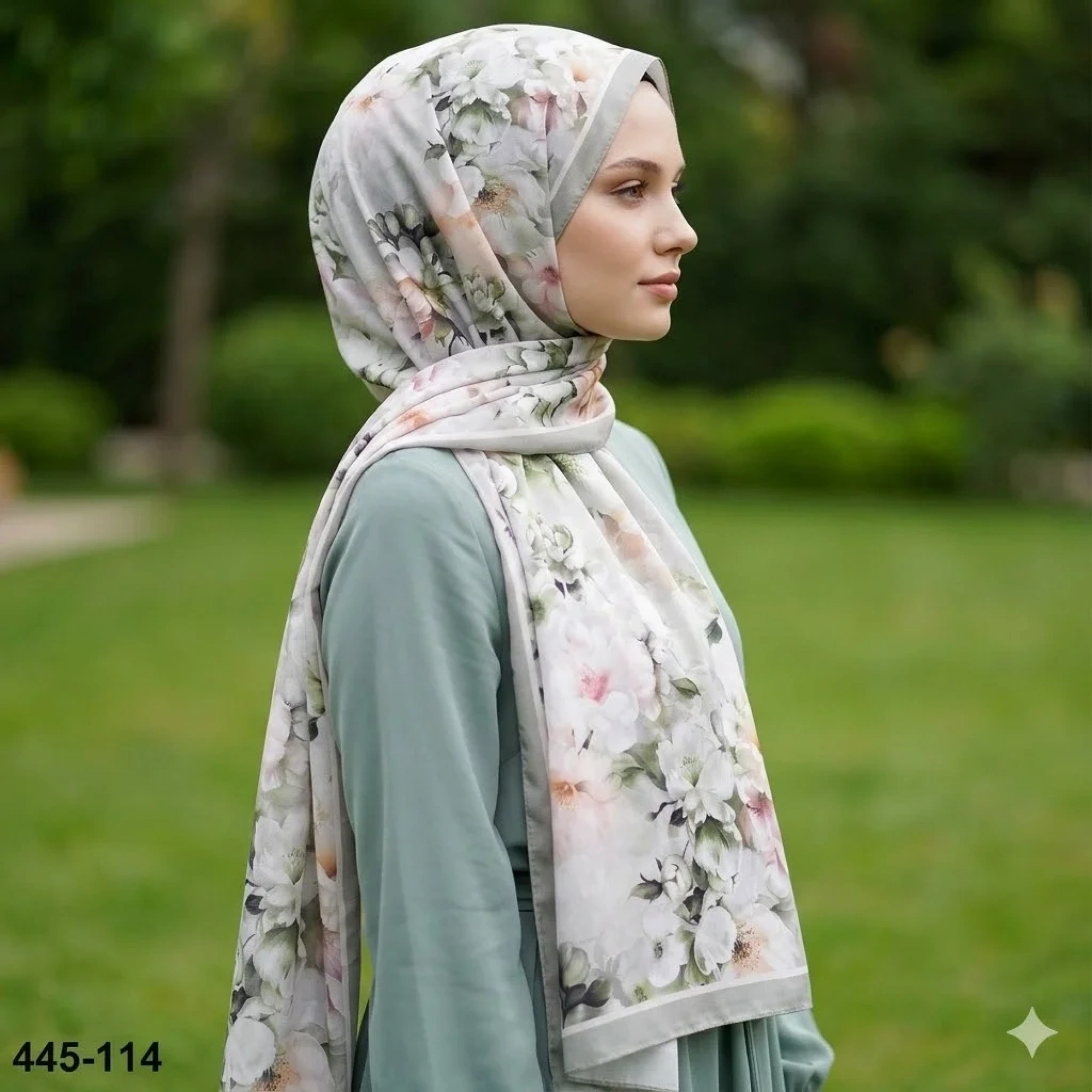 Buqle Dijital Desenli Soft Şal 445-114