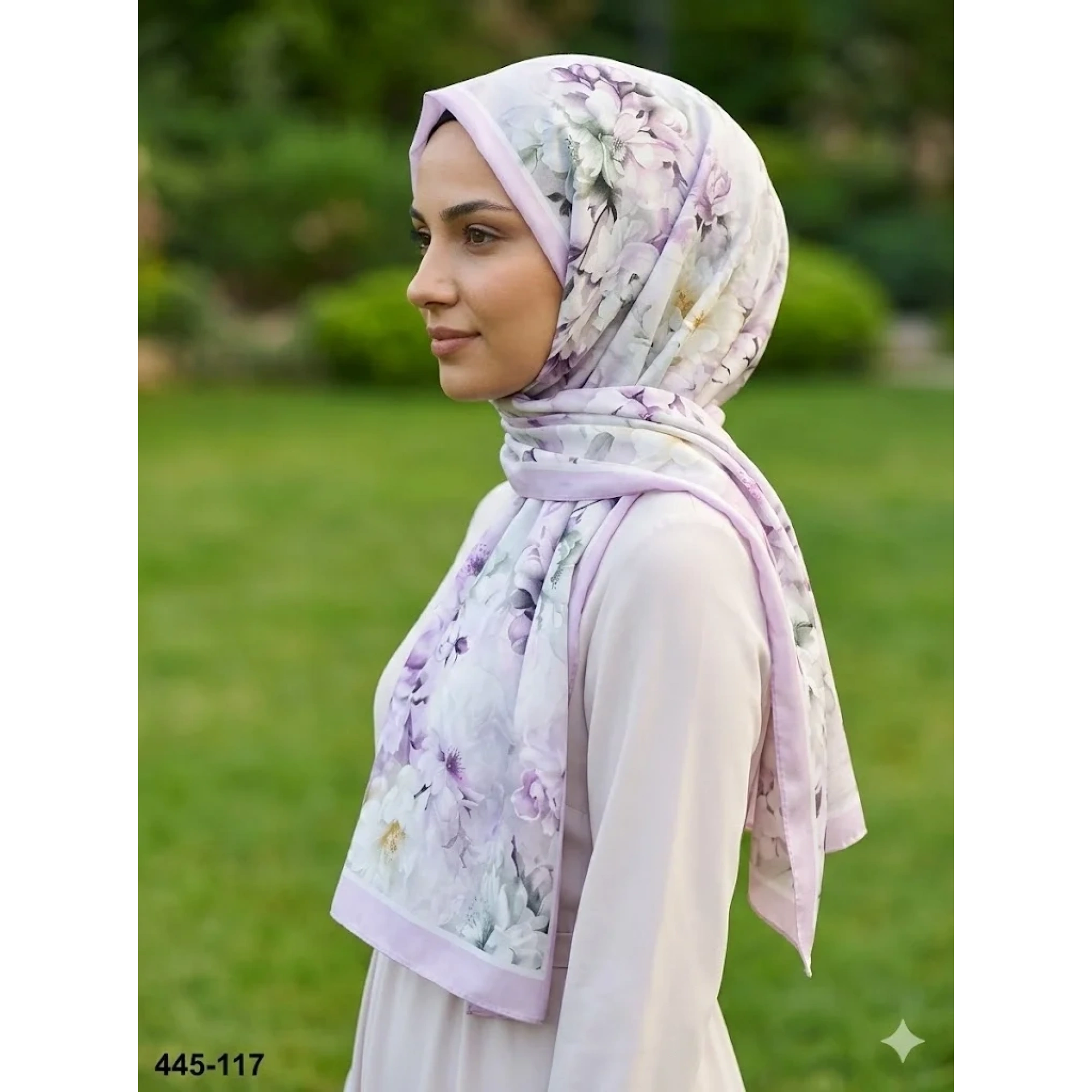 Buqle Dijital Desenli Soft Şal 445-117