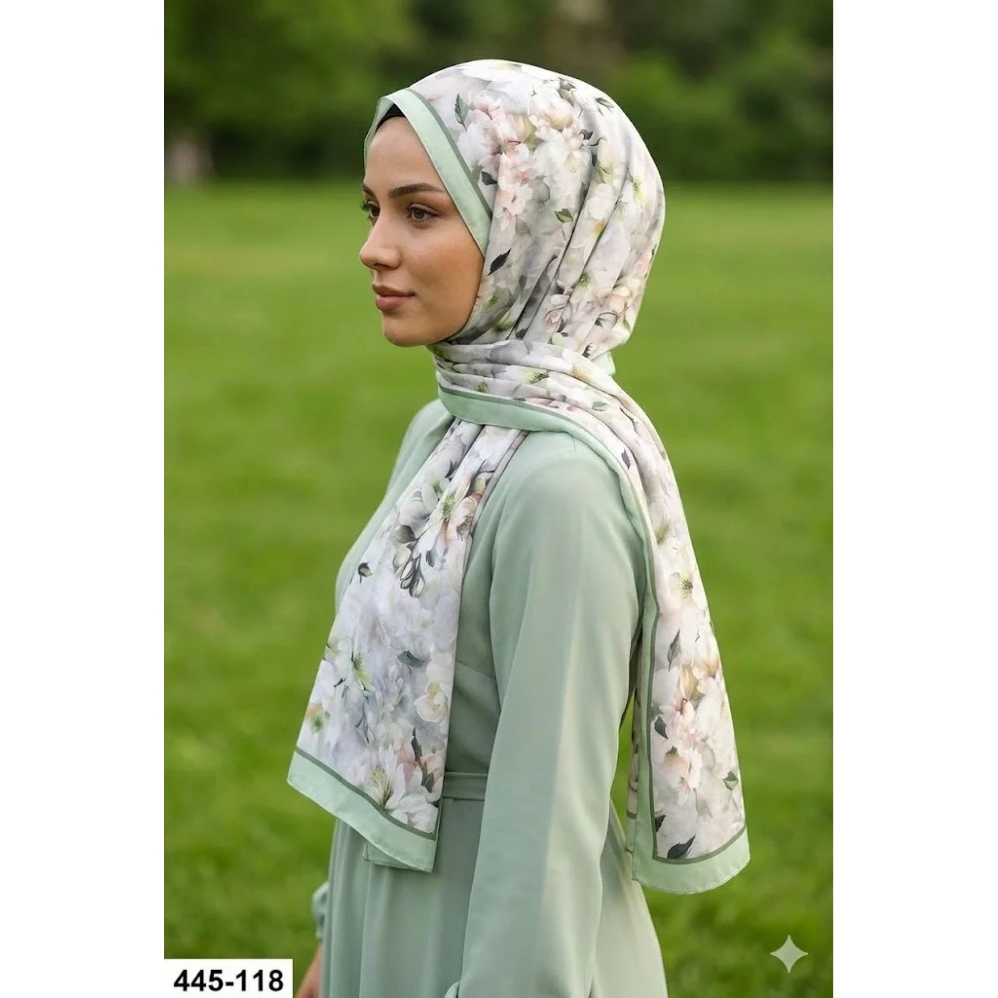 Buqle Dijital Desenli Soft Şal 445-118