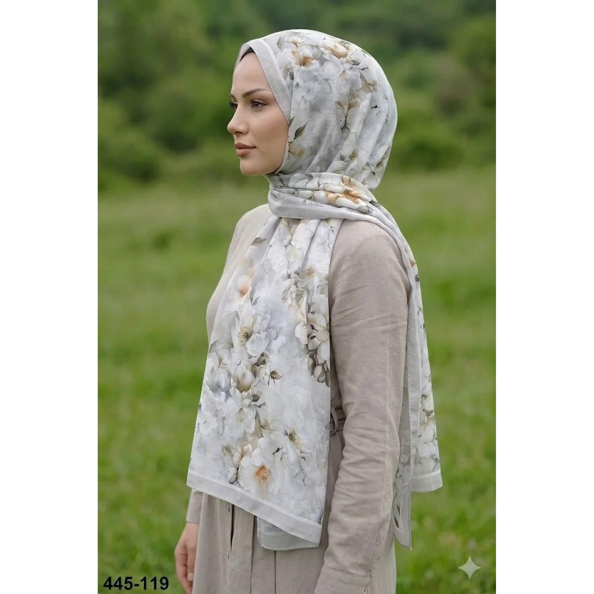 Buqle Dijital Desenli Soft Şal 445-119
