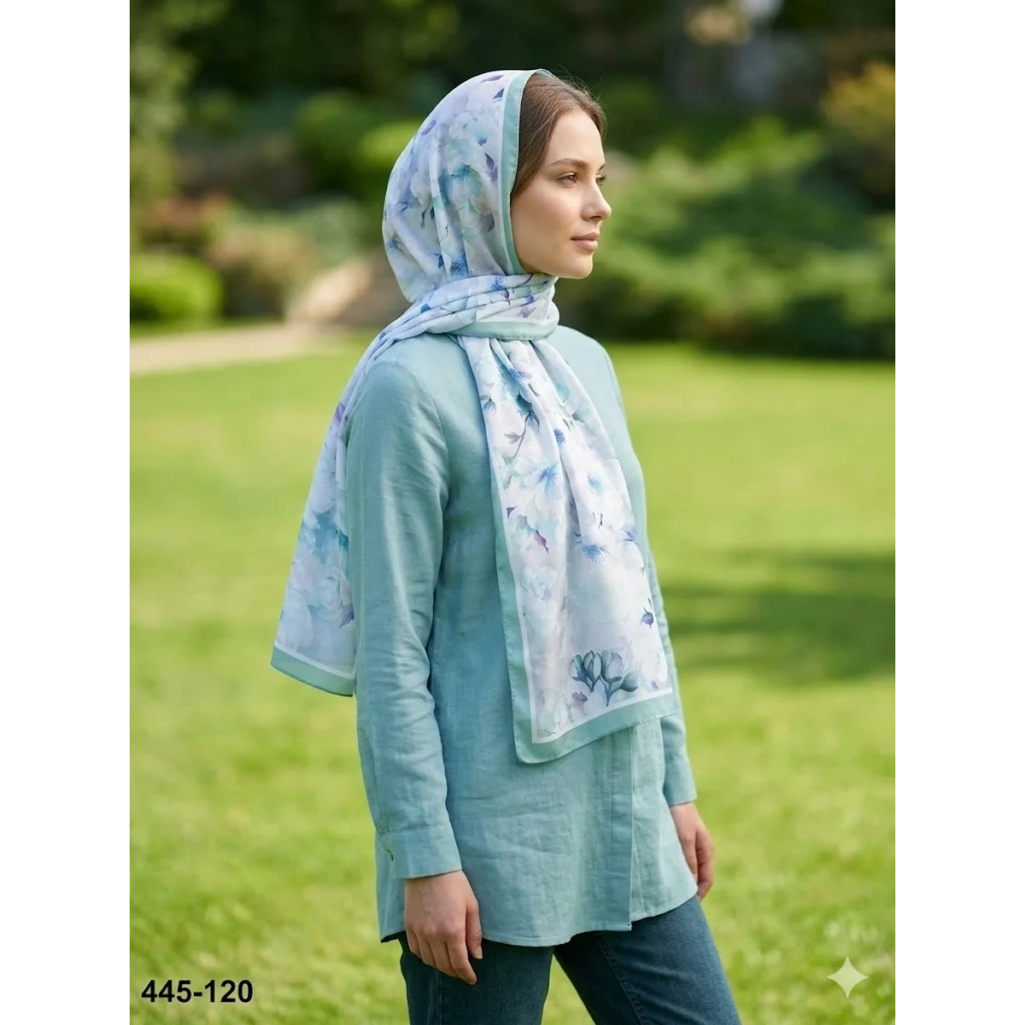 Buqle Dijital Desenli Soft Şal 445-120