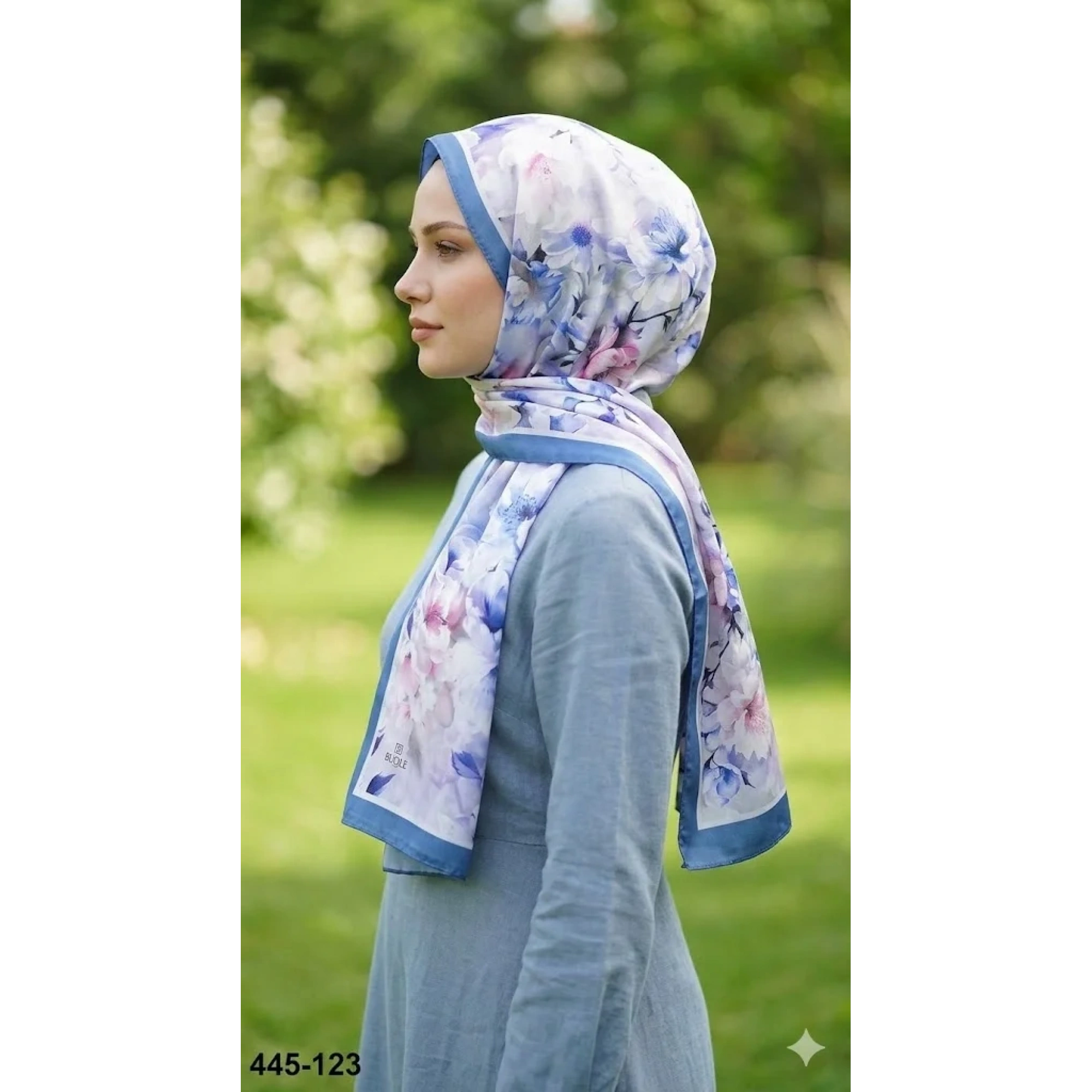 Buqle Dijital Desenli Soft Şal 445-123