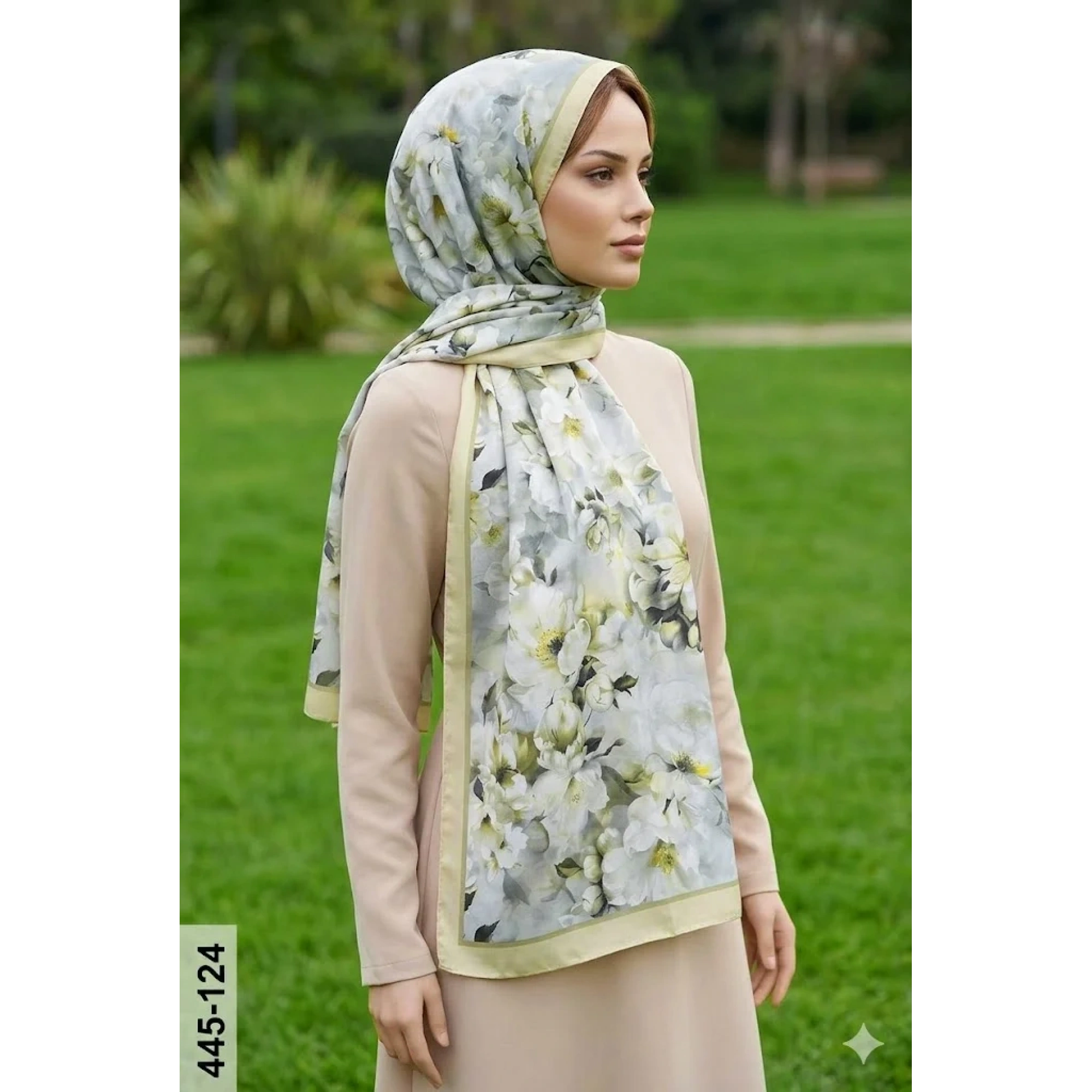 Buqle Dijital Desenli Soft Şal 445-124
