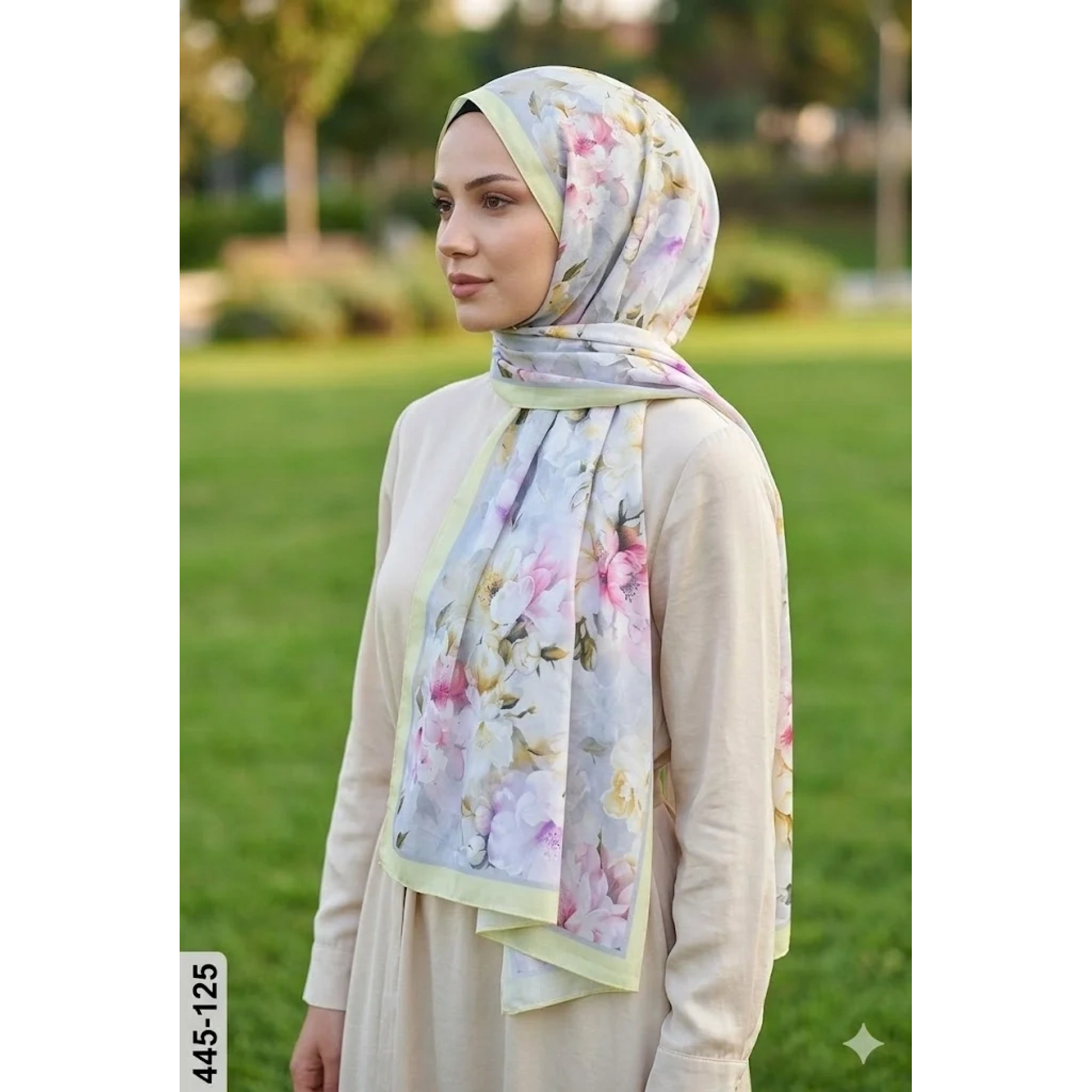Buqle Dijital Desenli Soft Şal 445-125