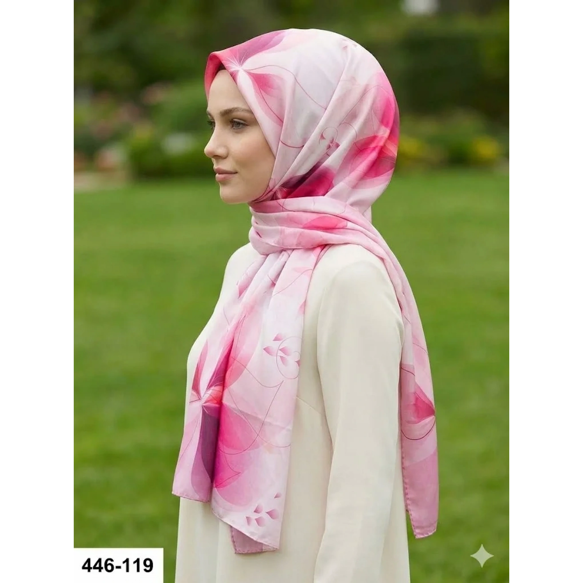 Buqle Dijital Desenli Soft Şal 446-119