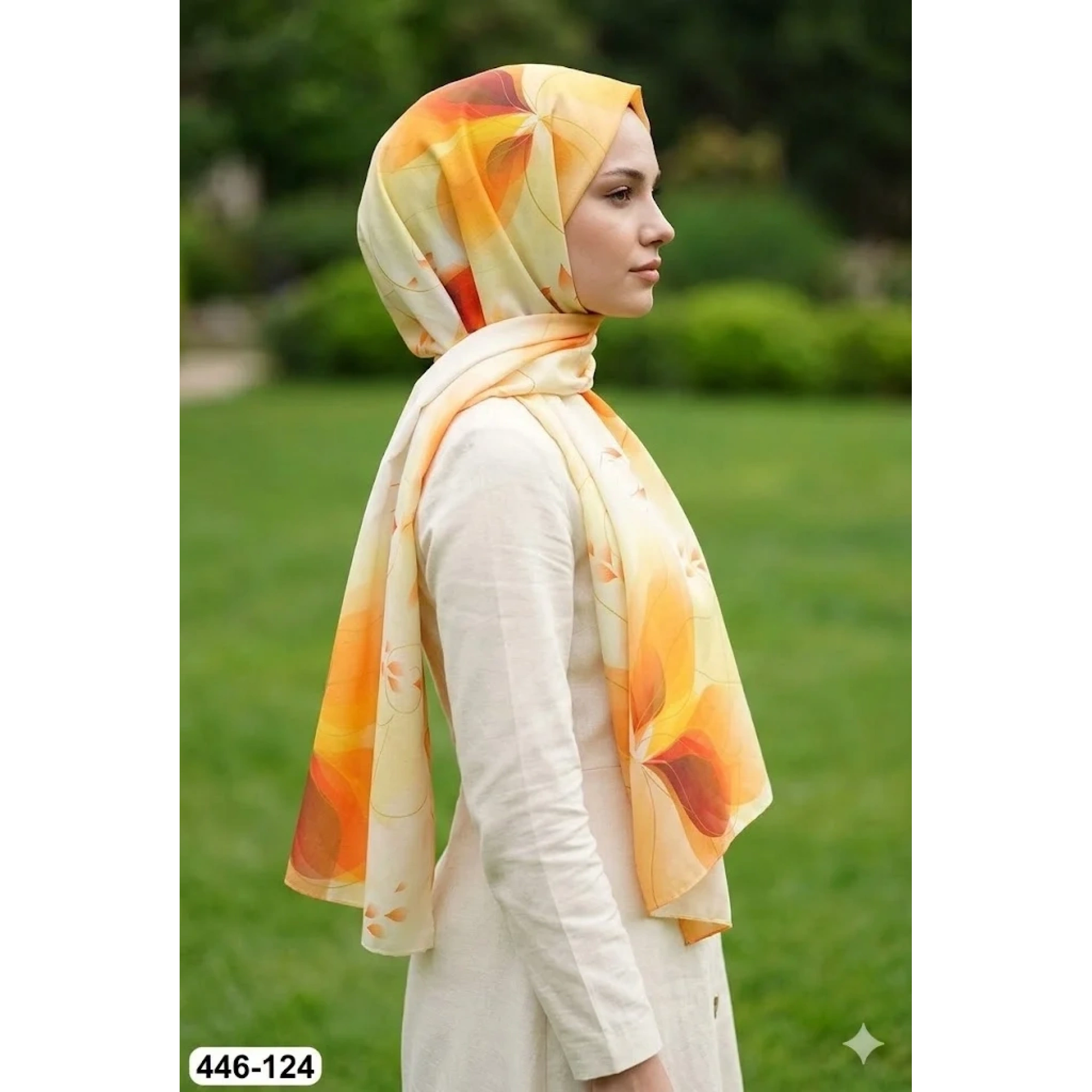 Buqle Dijital Desenli Soft Şal 446-124