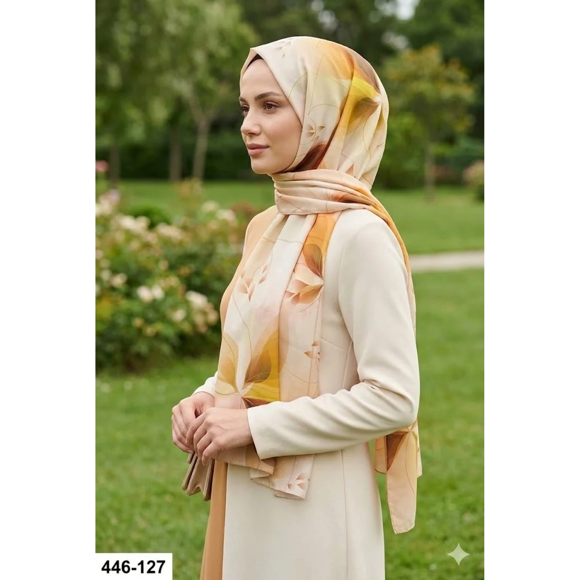 Buqle Dijital Desenli Soft Şal 446-127