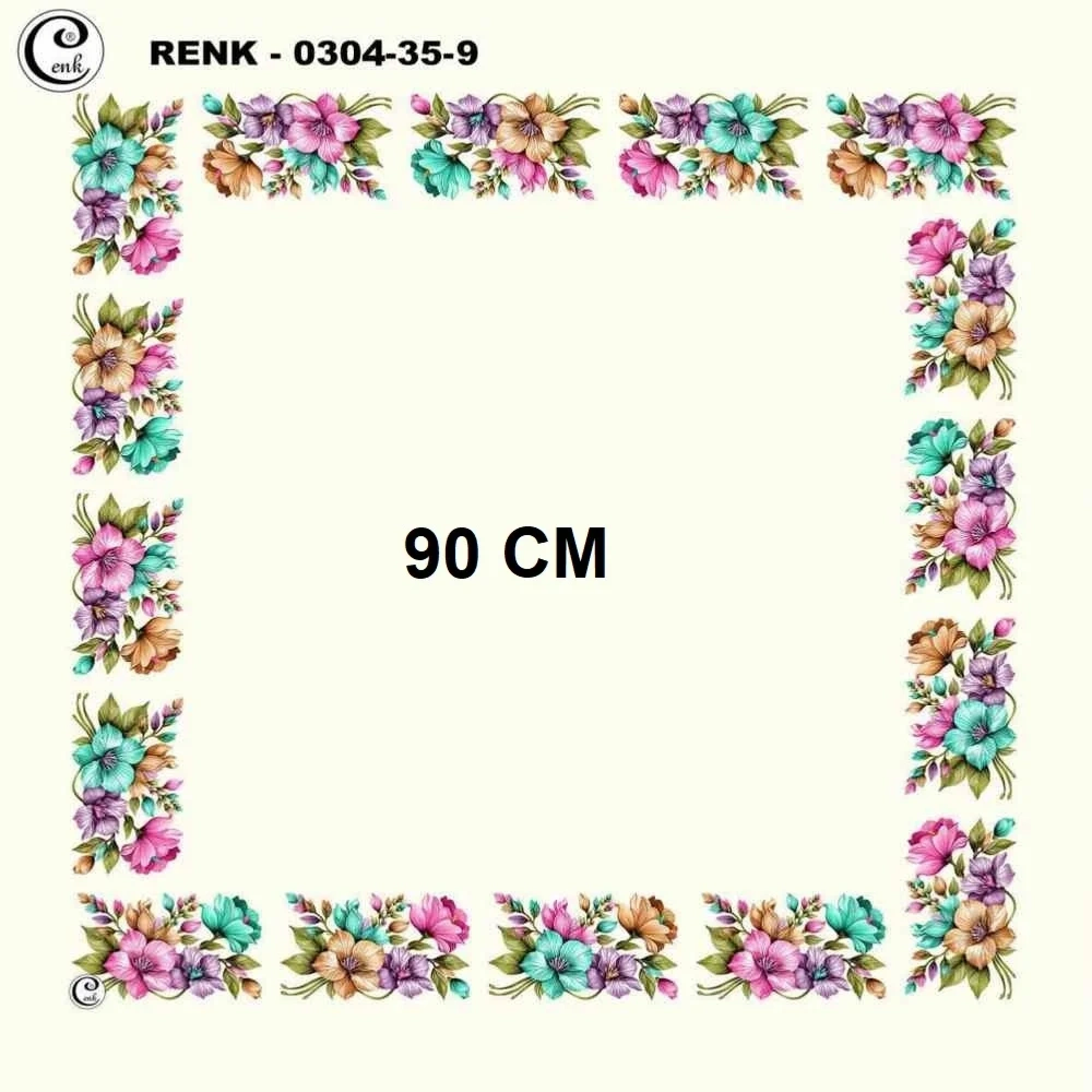 Cenk 90 CM İçi Boş Oyalık Yazma 035-09