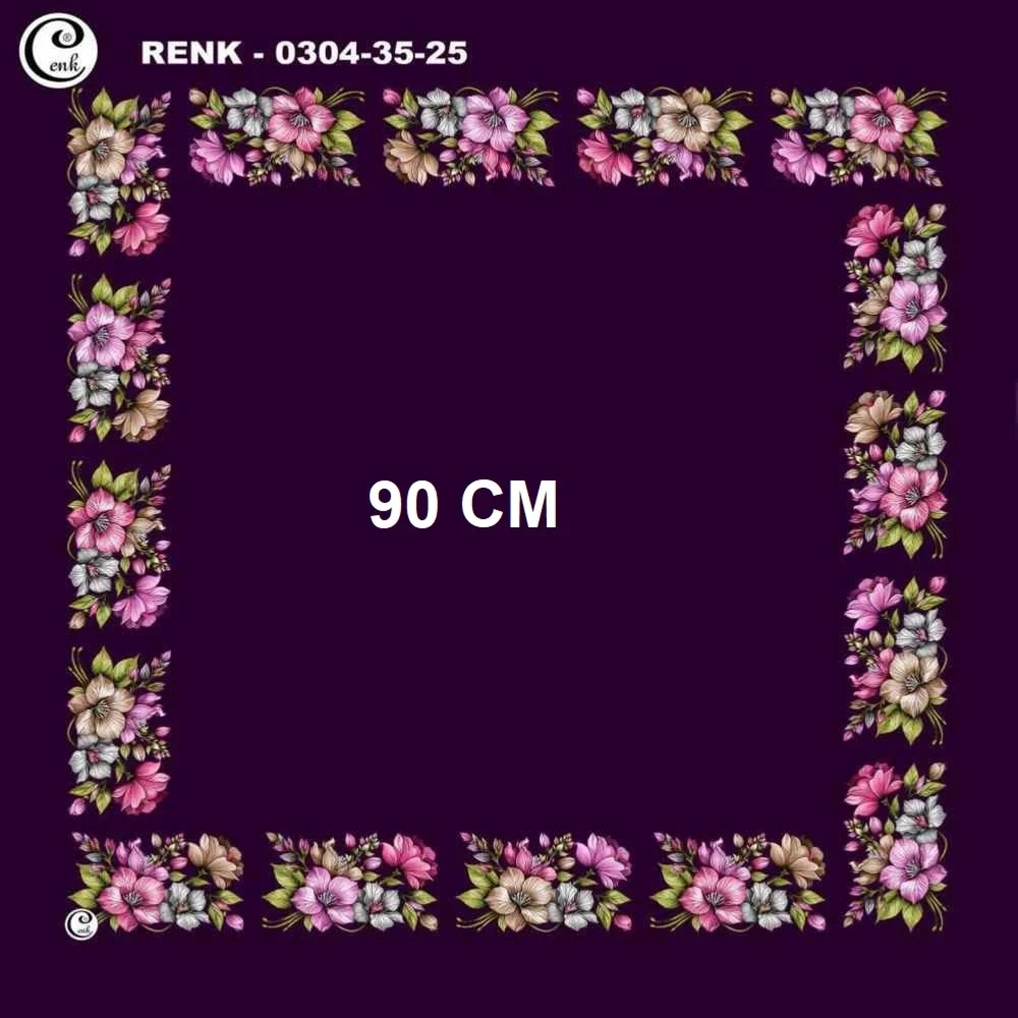 Cenk 90 CM İçi Boş Oyalık Yazma 035-25