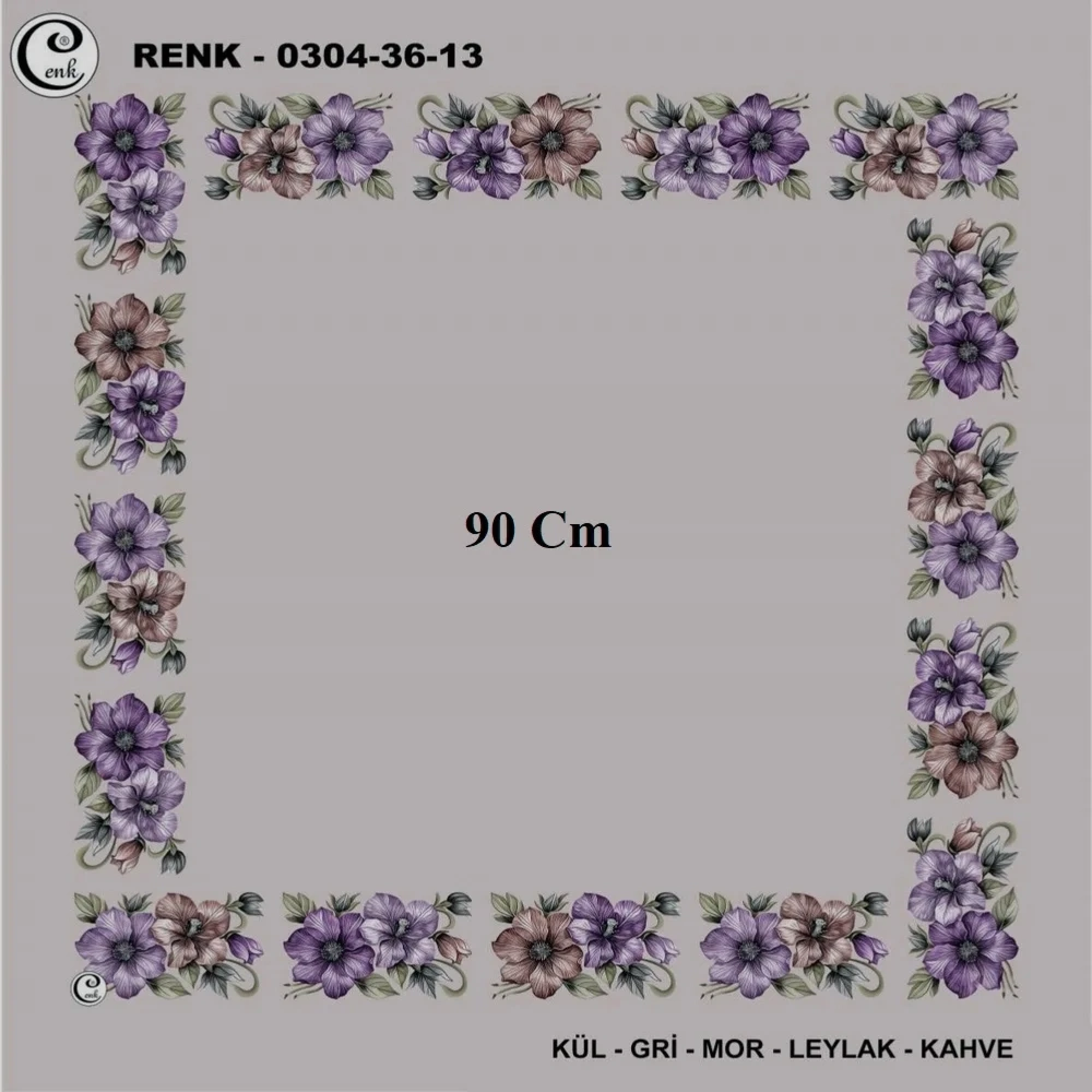 Cenk 90 CM İçi Boş Oyalık Yazma 036-13