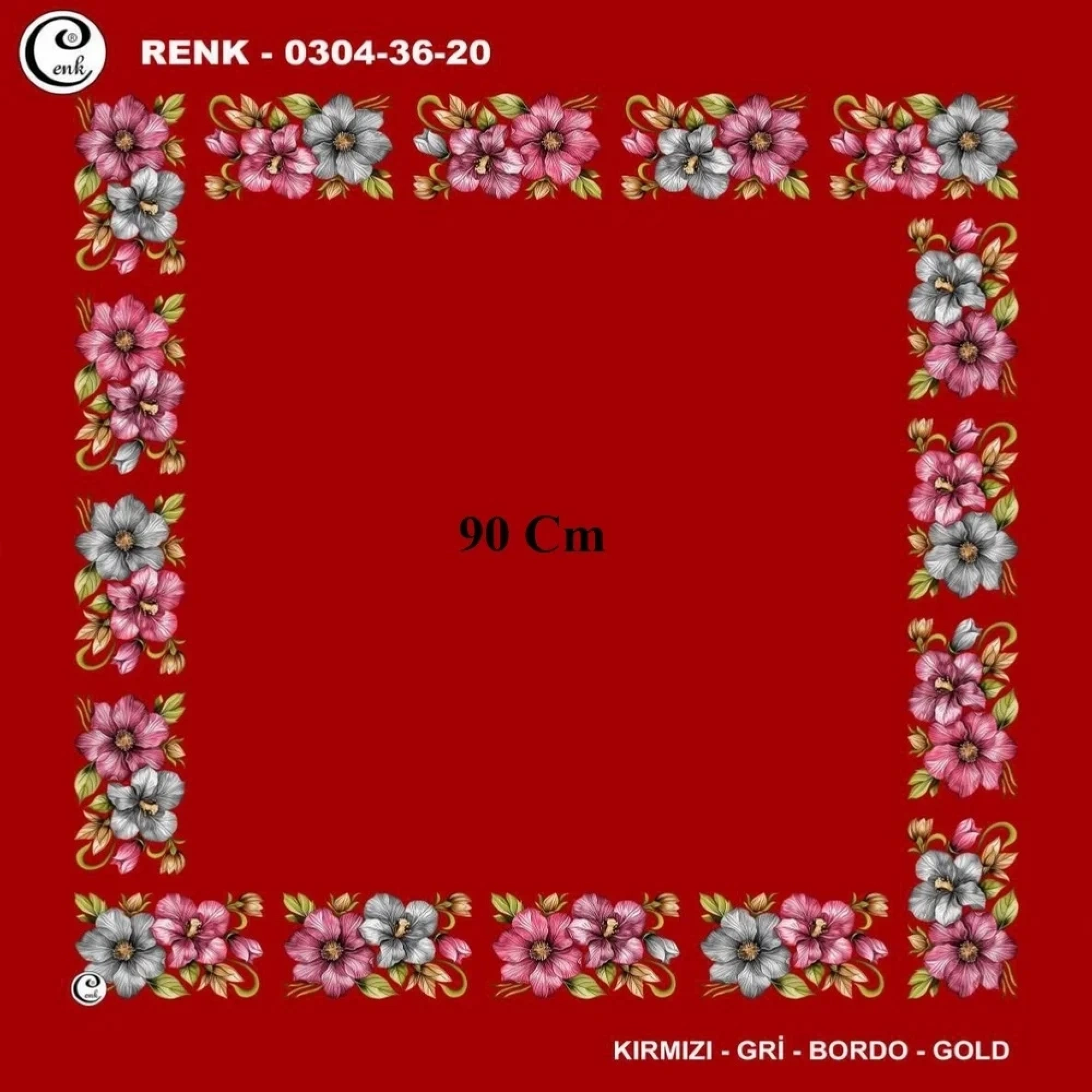 Cenk 90 CM İçi Boş Oyalık Yazma 036-20