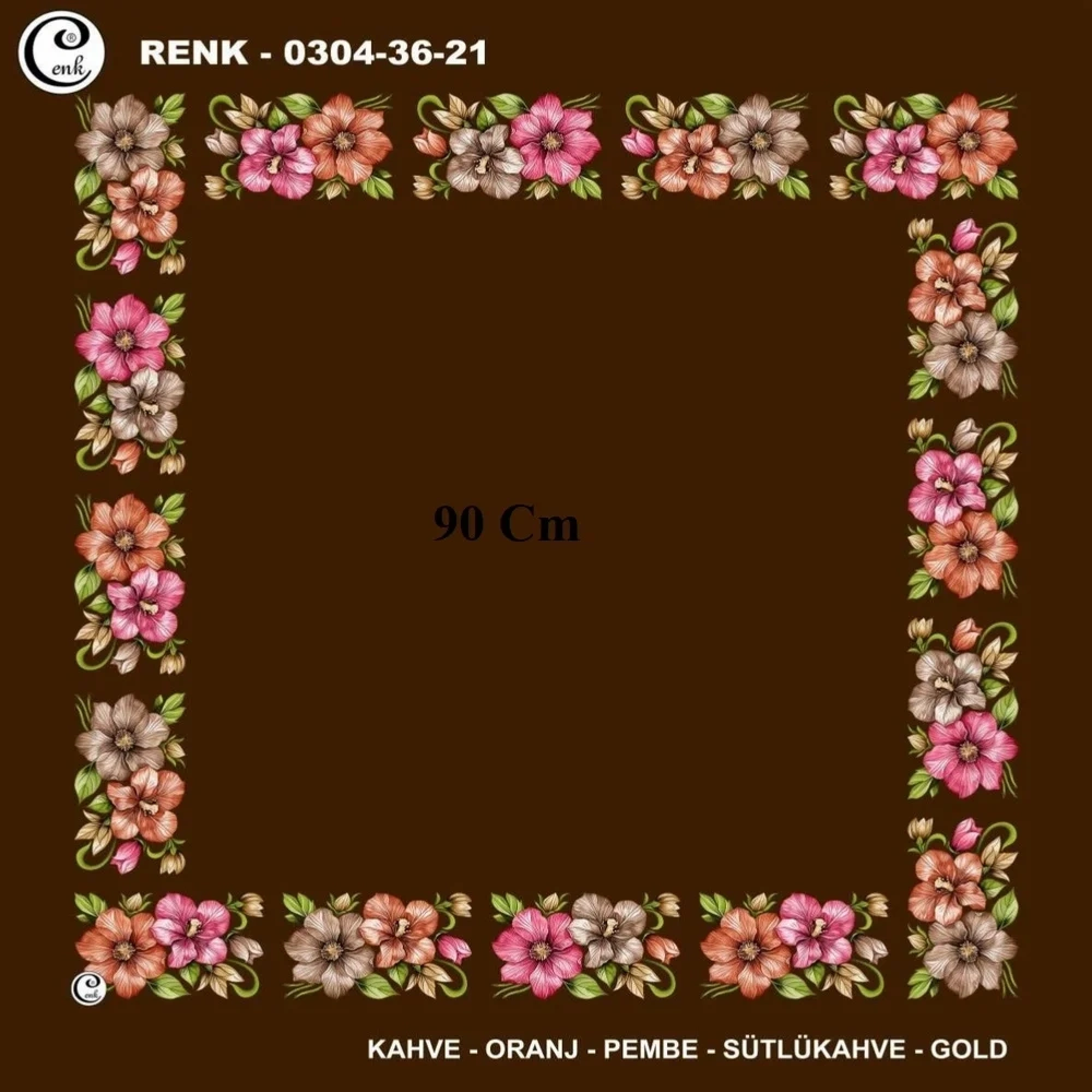 Cenk 90 CM İçi Boş Oyalık Yazma 036-21