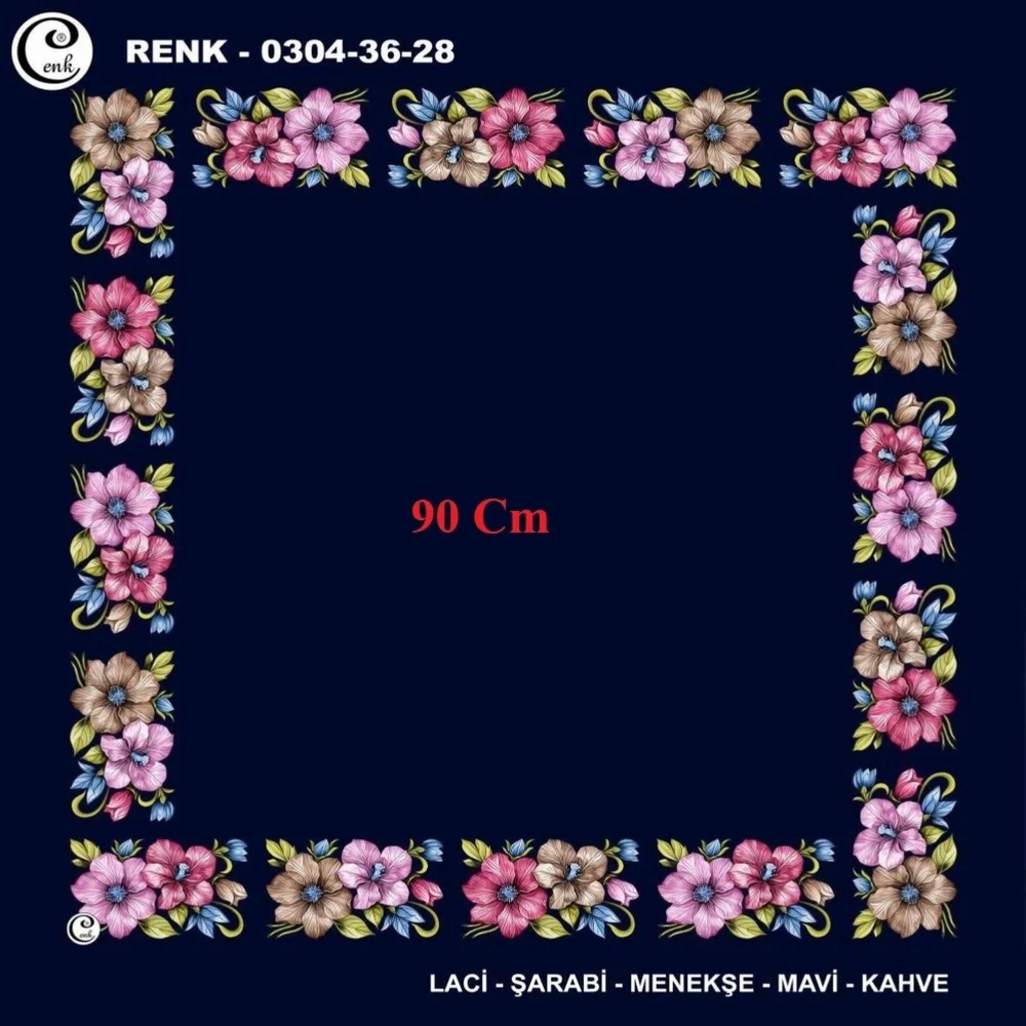 Cenk 90 CM İçi Boş Oyalık Yazma 036-28