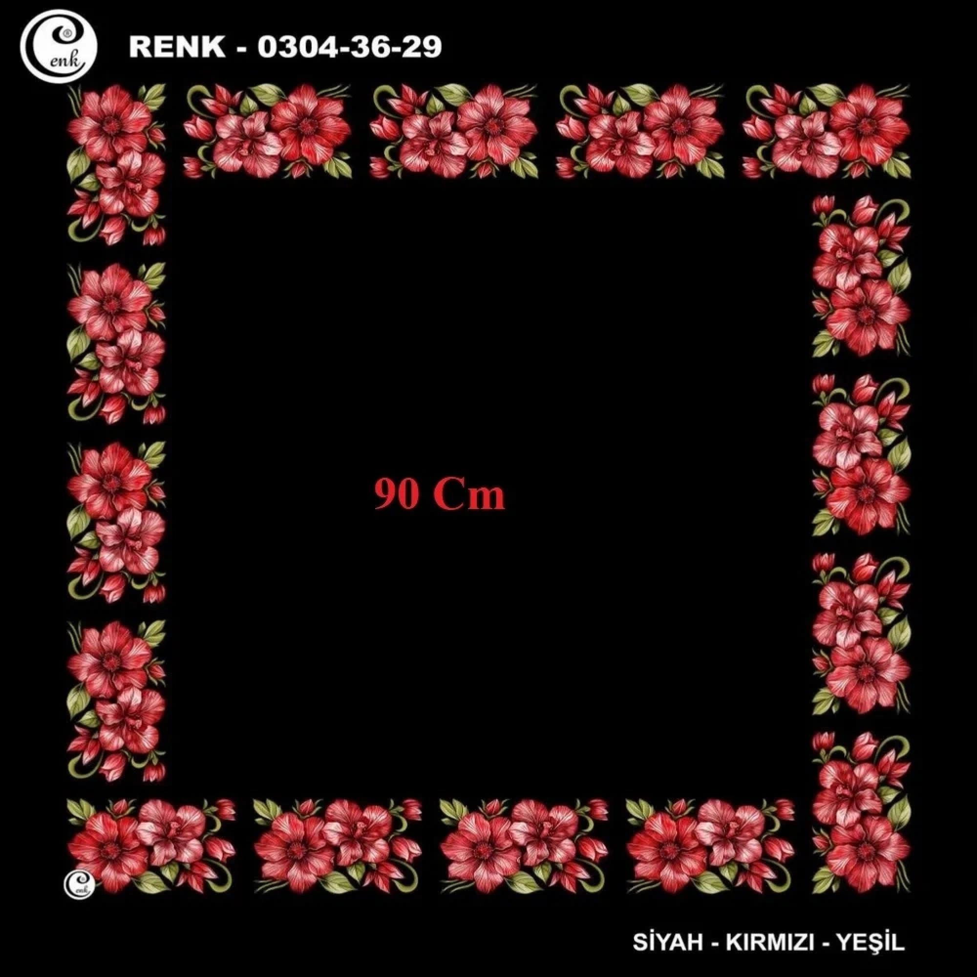 Cenk 90 CM İçi Boş Oyalık Yazma 036-29