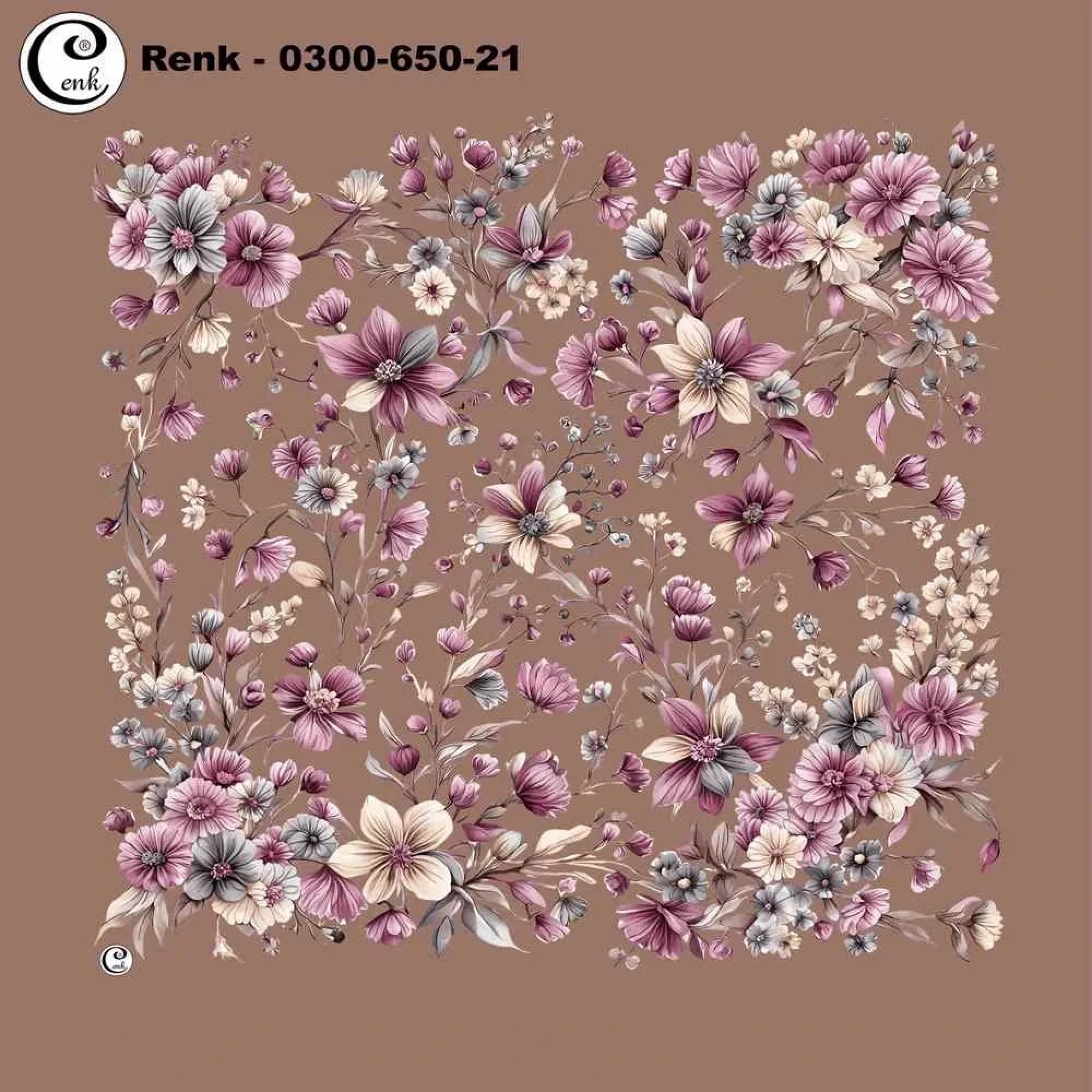 Cenk Desenli Oyalık Yazma 650-21
