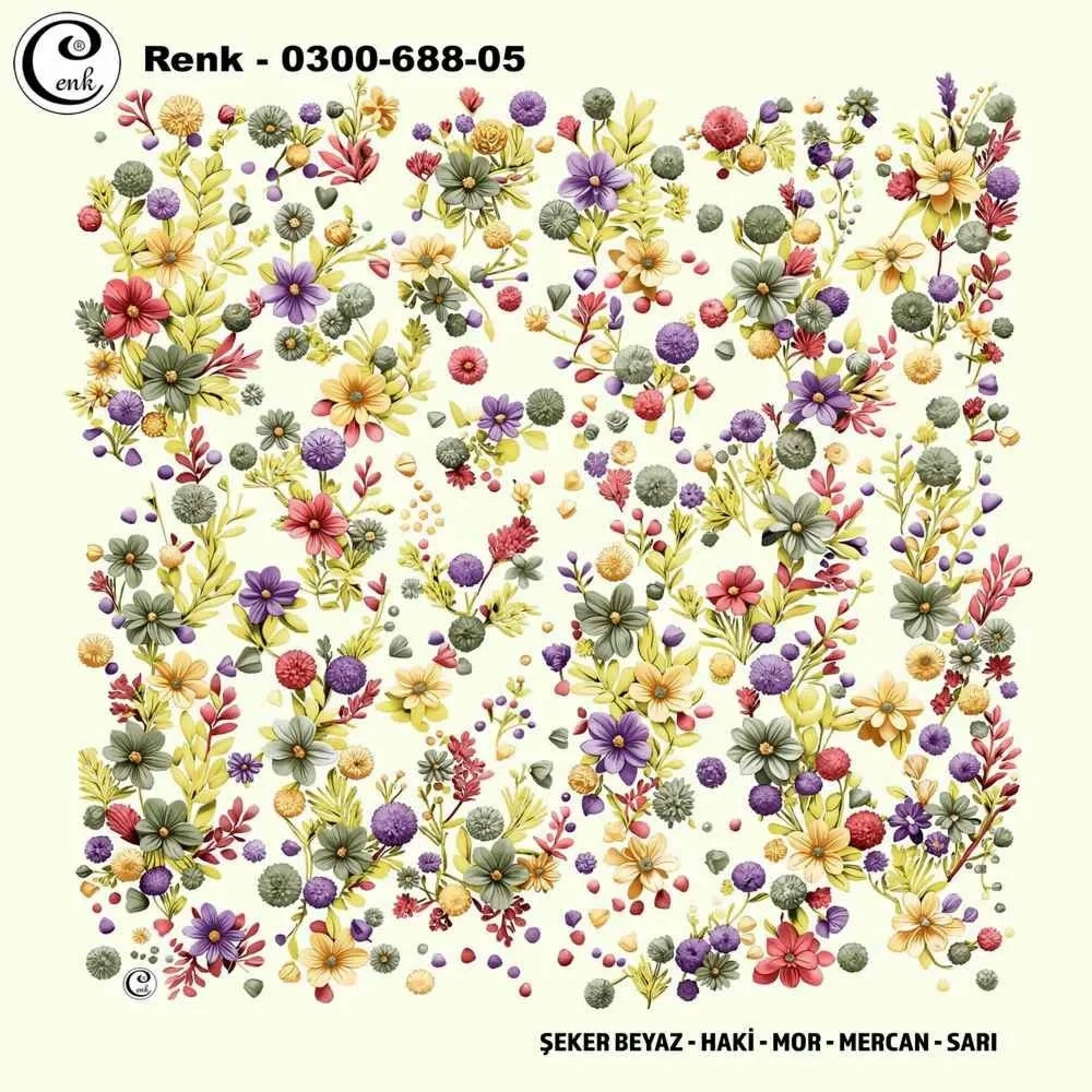 Cenk Desenli Oyalık Yazma 688-05