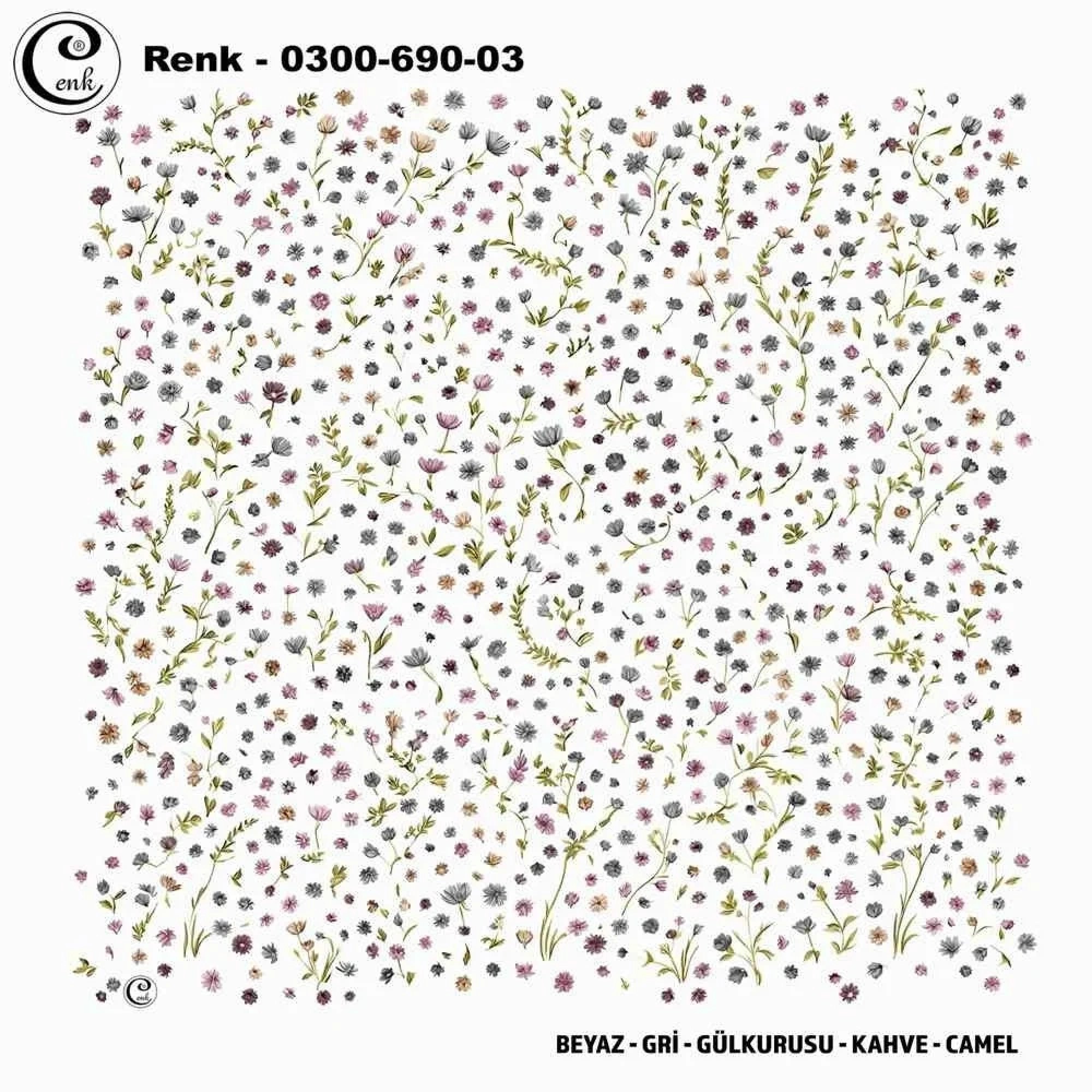 Cenk Desenli Oyalık Yazma 690-03