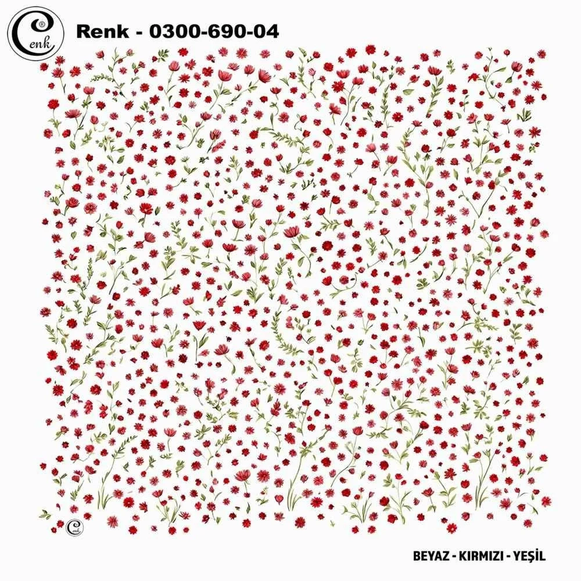 Cenk Desenli Oyalık Yazma 690-04