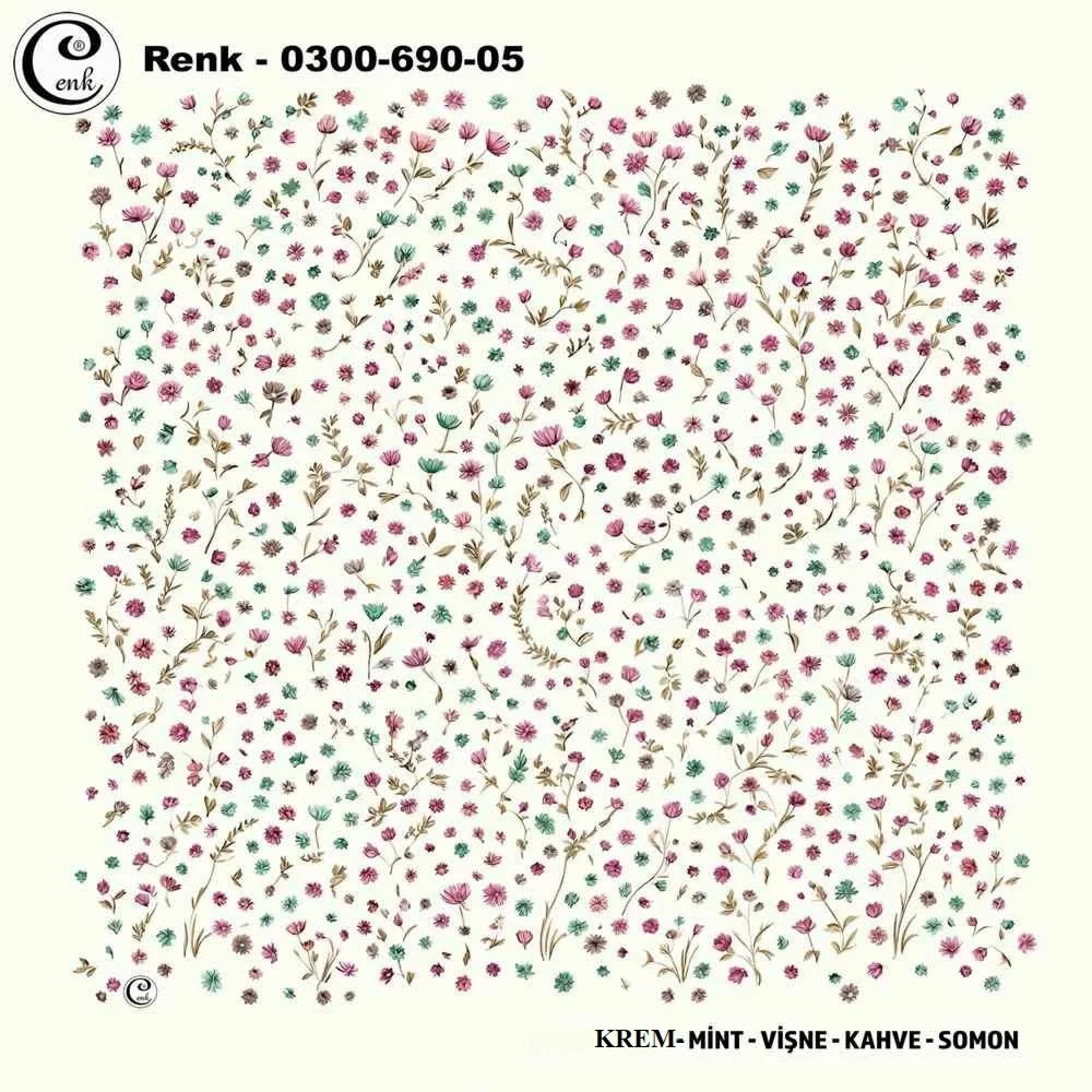Cenk Desenli Oyalık Yazma 690-05