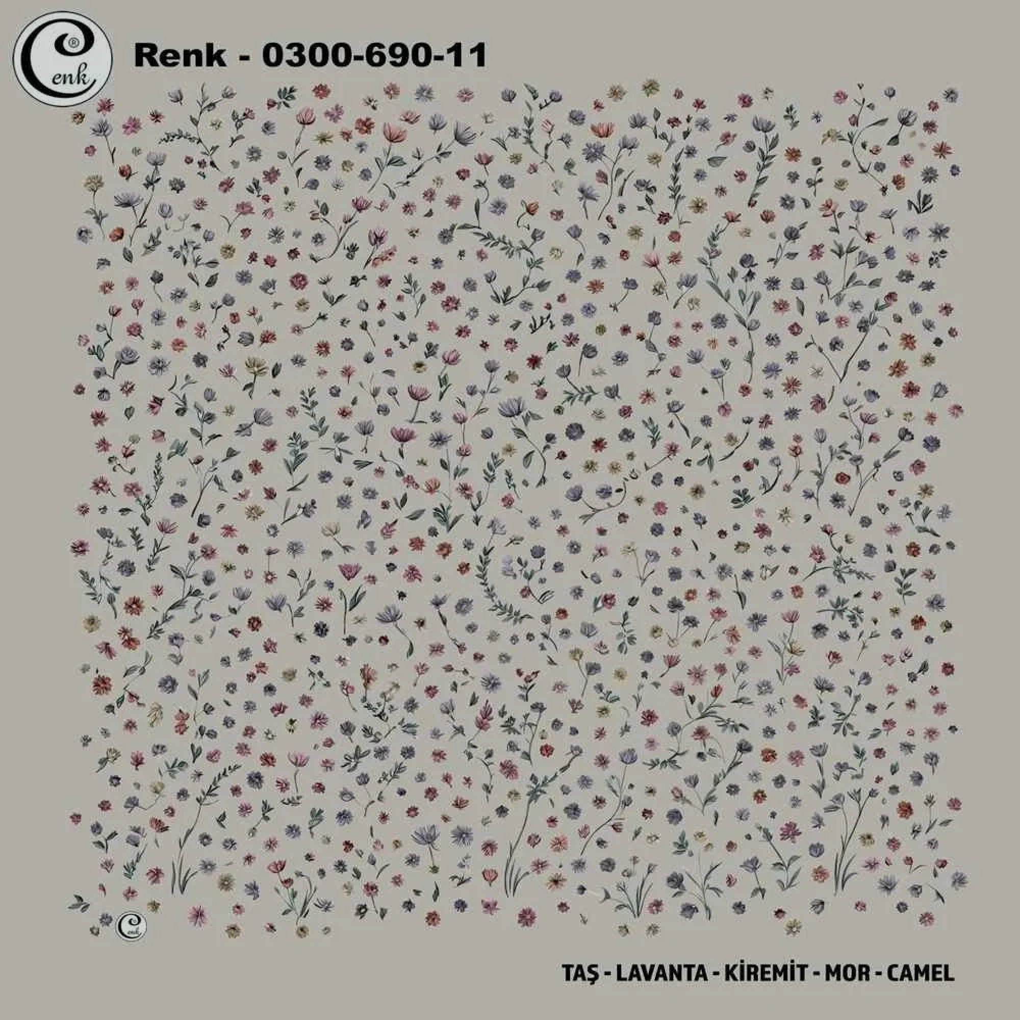 Cenk Desenli Oyalık Yazma 690-11