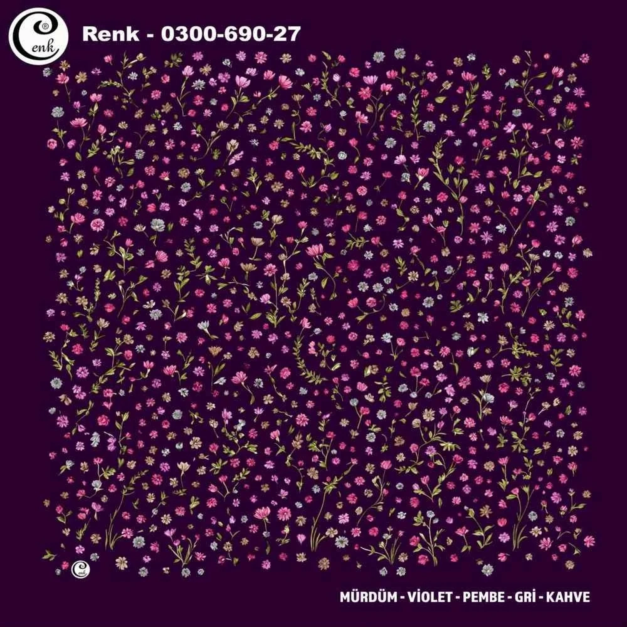Cenk Desenli Oyalık Yazma 690-27