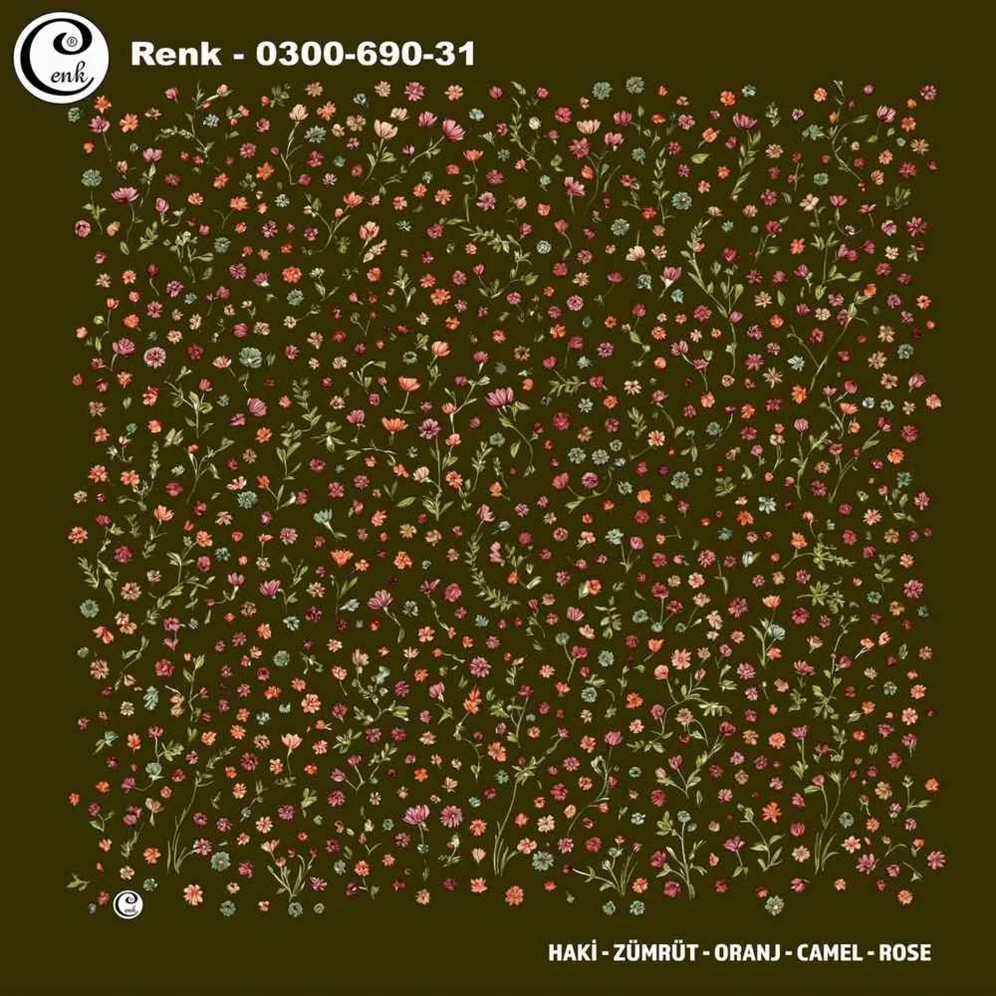 Cenk Desenli Oyalık Yazma 690-31