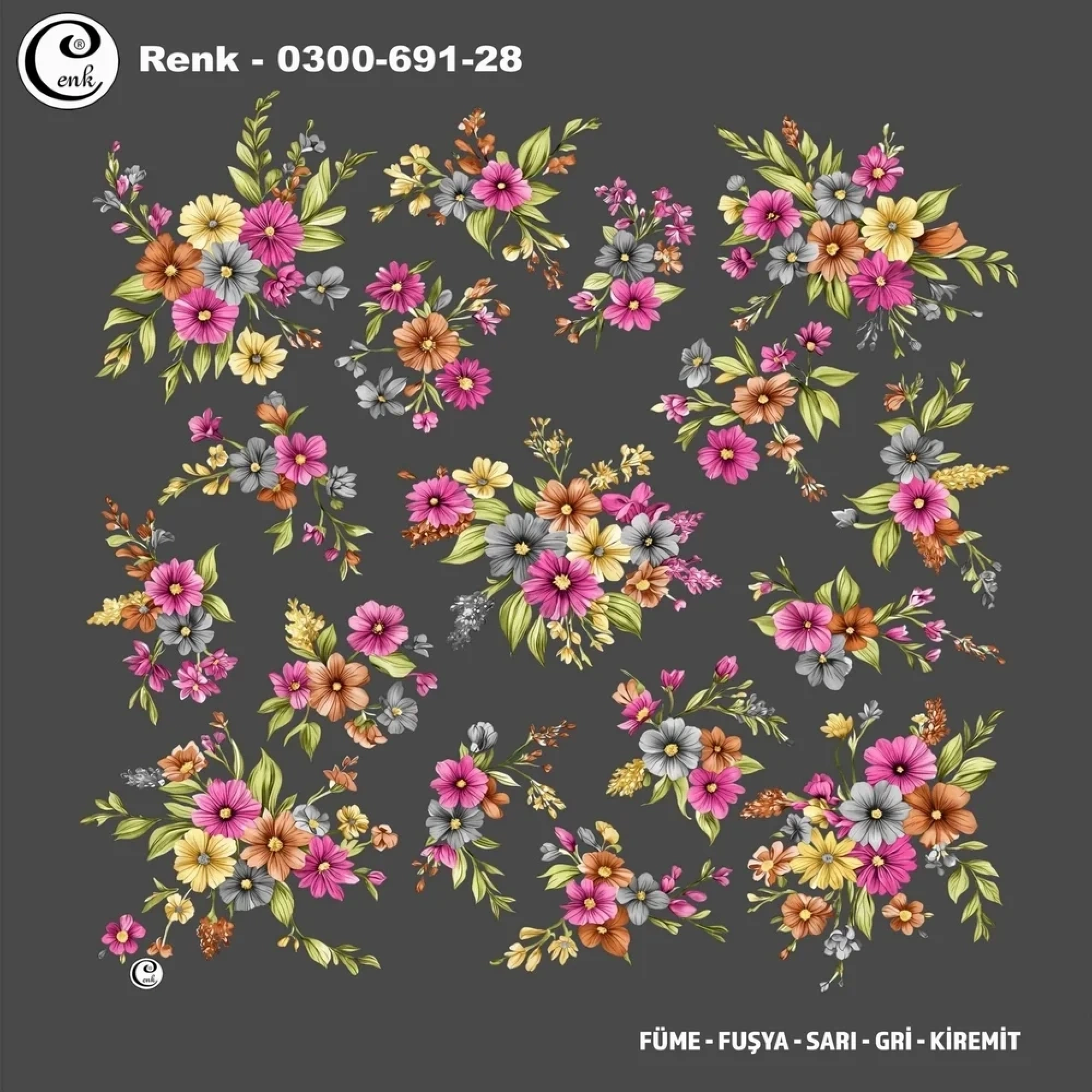 Cenk Desenli Oyalık Yazma 691-28