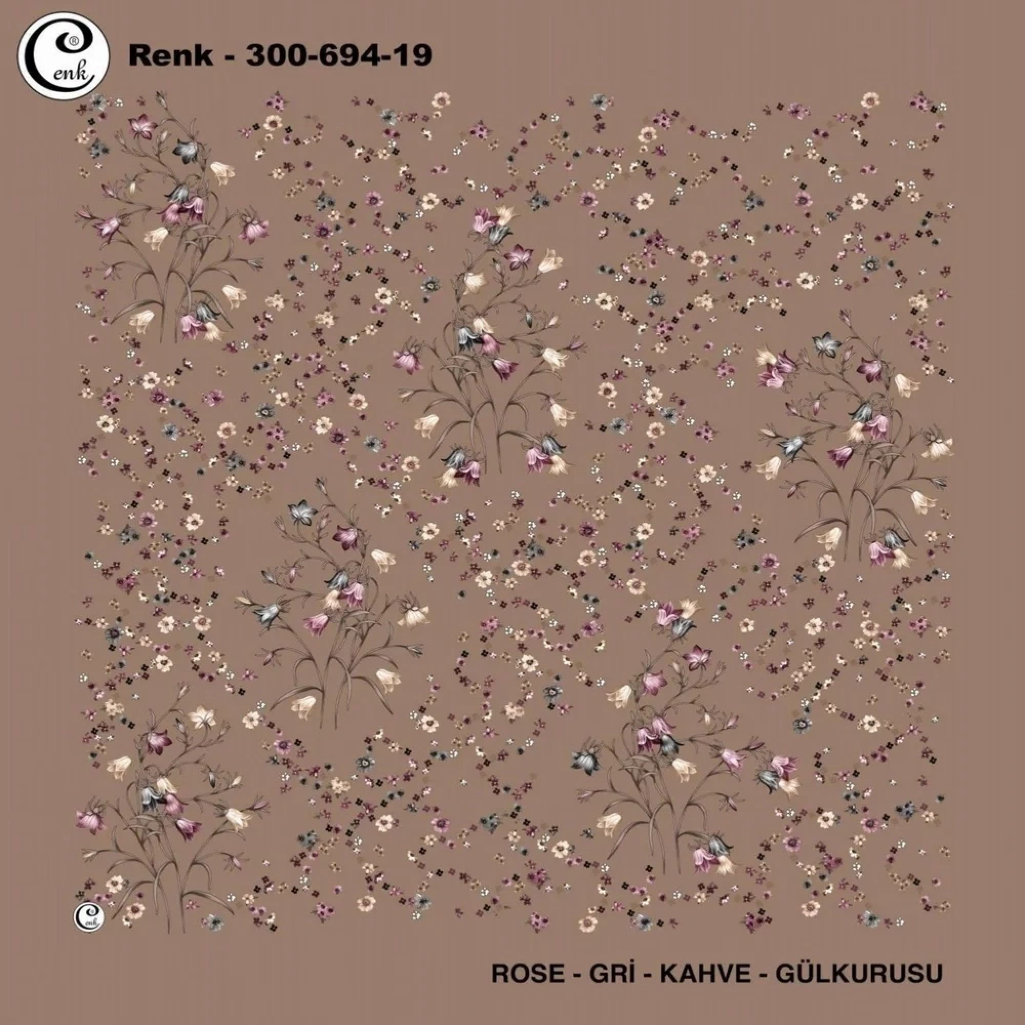 Cenk Desenli Oyalık Yazma 694-19